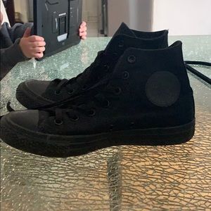 Converse shoes black Women size 8